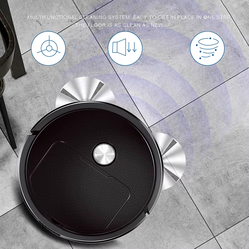 3 in 1 Smart Sweeping Robot Home Mini Sweeper Sweeping and Vacuuming Wireless Vacuum Cleaner Sweeping Robots for Home Use